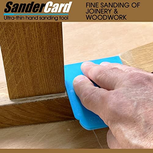 Hobby and Craft Hand Sander | Ultra-Thin, Sands & Files Wood, Card, Paint and Metal. Ideal tool for Woodworking, Crafting and Model Making | Includes